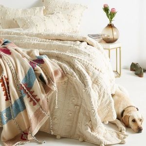 Anthropologie Pommed Kimbra Quilt